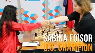 Sabina Foisor Wins 2017 US Womens Championship [upl. by Corella]