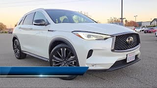 2021 INFINITI QX50 LUXE Sport Utility Tracy Manteca Stockton Modesto Livermore [upl. by Bumgardner]