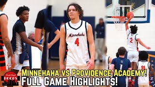 Minnehaha Academy Takes Down Providence Academy Full Game Highlights [upl. by Keyser]