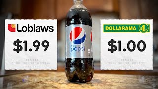 Loblaws vs Dollarama How do food prices compare [upl. by Key]