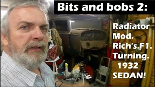 Marts 1932 Ford Sedan Project Pt1 Rich F1 progress Lathe job Bits n Bobs 2 [upl. by Shedd]