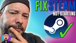 Fix Steam Wont Open  Steam not Starting Problem [upl. by Pauli625]