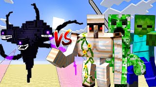 Minecraft Wither Storm Vs Titan Mob [upl. by Almat]