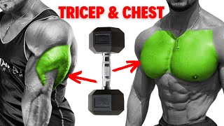 dumbbell chest and tricep workout 8 Exercise you Should be Doing chest workout  triceps workout [upl. by Ilyssa73]