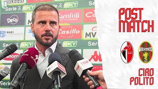 Ciro Polito  Intervista post partita  Bari 11 Ternana  Serie BKT Playout 202324 [upl. by Sola776]