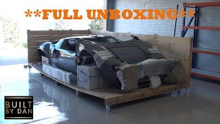 GT40 Kit Car Build  Ep 06  GT40 Delivery Day Unboxing [upl. by Edlun]