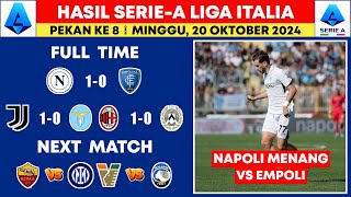 Hasil liga italia 2024 tadi malam Napoli Vs Empoli  Klasemen liga italia Terbaru [upl. by Goody]