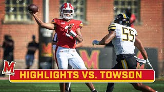 Towson at Maryland Terrapins  Highlights  Big Ten Football  Sep 2 2023 [upl. by Katherin63]