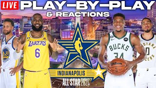 NBA AllStar Game 2024  Live PlayByPlay amp Reactions [upl. by Ojadnama]