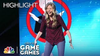 Player Bets Ellen Likes the quotFquot Word on Dont Leave Me Hanging  Ellens Game of Games 2019 [upl. by Chesney854]