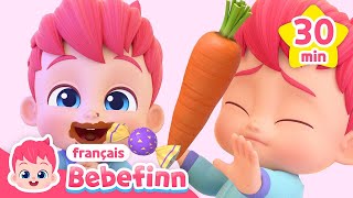 Naan Je déteste les légumes   Comptines  Bebefinn en français👶Chansons pour Enfants [upl. by Rimat]