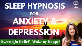 Sleep Hypnosis for Anxiety amp Depression Healing  Total Relaxation Meditation for Overnight Relief [upl. by Willem]