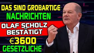 Sensationell Olaf Scholz bestätigt €3600 Gesetzliche Rentenversicherung für Rentner [upl. by Andreas]