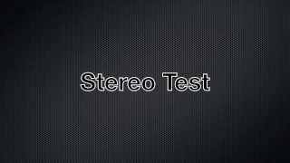 Stereo Sound Test for headphones or speakers in High Quality  HD [upl. by Yendic]