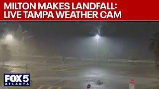 WATCH LIVE Hurricane Milton Tampa weather cam  FOX 5 News [upl. by Muraida346]