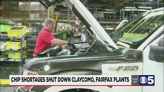 Chip shortages shut down Claycomo Fairfax plants [upl. by Seroka]