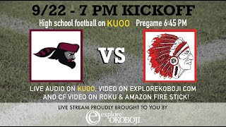 922 Okoboji at Spirit Lake High school football on KUOO Pregame 545 PM Kick 6 PM [upl. by Coh397]