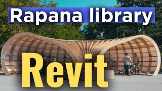 Revit tutorial Day 106 rapana street library in Revit [upl. by Mandel216]