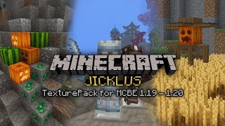 MCPE aesthetic TexturePack 119  120 Jicklus [upl. by Marybelle905]