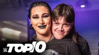 Rhea amp Dom’s best moments WWE Top 10 July 21 2024 [upl. by Yartnoed380]