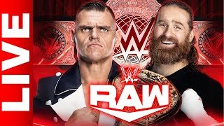 🔴WWE RAW Live Stream Jey Uso vs Xavier Woods for the IC Title  Full Show Reactions 10724 [upl. by Asiar]