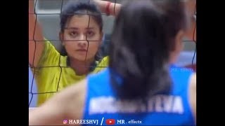 Disha gosh 💖new crushever best volley ballvaadi potta pulla remix whatsapp status MReffectx [upl. by Lleksah]