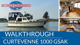 Curtevenne 1000 for sale Walkthrough  Schepenkring jachtmakelaars  Krekelberg Nautic [upl. by Estren841]