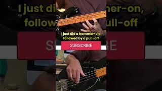 Super Quick Impressive Bass Lick [upl. by Lefton]