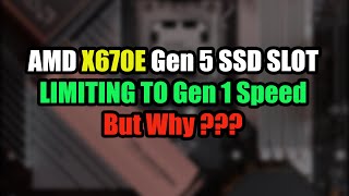 AMDs X670E MOTHERBOARD LIMITING Gen 5 SSDS TO Gen 1 SPEED  TECH NEWS  2024 [upl. by Adirahs]