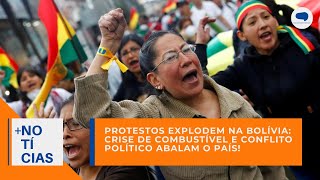 PROTESTOS EXPLODEM NA BOLÍVIA CRISE DE COMBUSTÍVEL E CONFLITO POLÍTICO ABALAM O PAÍS [upl. by Ludie]