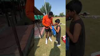 A PLAYER SIGNING MY INDIAN JERSEY 😉😉😉😉😉😉😉 cotrail cricketer [upl. by Leon319]