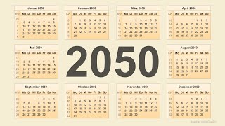 Kalender 2050 [upl. by Chrissy]