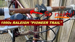 RETRO 90s HYBRID BIKE RESTORATION PROJECT  Raleigh “Pioneer Trail” [upl. by Hasila101]