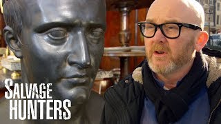 Drew Discovers A Chic Napoleon Bust in Holland  Salvage Hunters [upl. by Euqnomod486]