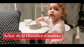 ❥ 352  ACHAT DE LA CHAMBRE DANDRÉA   VLOG FAMILLE   MA VIE DE MAMAN [upl. by Stroup]