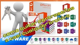 Como quitar las contraseñas de office y pdf [upl. by Ennaitsirhc]