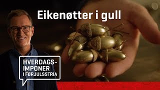 Hjemmelaget julepynt med Halvor Bakke  Eikenøtter [upl. by Ttayh978]