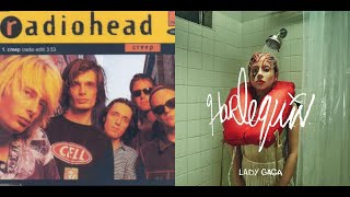 Lady Gagas Happy Mistake PLAGIARIZEDRIPOFF Radioheads Creep [upl. by Leiand787]