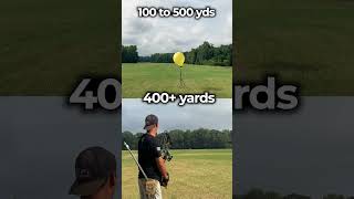 Long distance archery 100 to 500 yards archery skill longdistance outdoors t [upl. by Thorne]