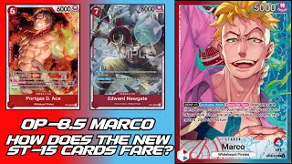 Unleashing Red Blue Marco In OP085  One Piece TCG Sim Deck Profile And Gameplay [upl. by Conni46]