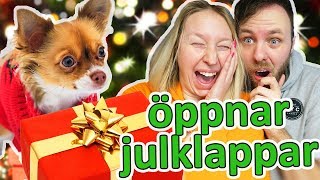 Hinas första jul och öppnar julklappar 🎁🎉 [upl. by Boycie]