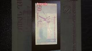 Armenie 50 Dramcurrency notes collectiblecurrency [upl. by Hadleigh]