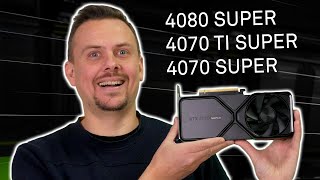 NVIDIA GEFORCE RTX 40 SUPER ON TÄÄLLÄ [upl. by Karissa]