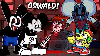 Friday Night Funkin but CURSED OSWALD amp Mickey Mouse TAKE OVER FNF Mods 115 [upl. by Rednasyl]