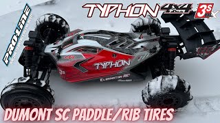 Arrma Typhon 3s on SC Paddles and Ribs [upl. by Elsa]