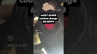 cls400d coolant change om656 [upl. by Noffets176]