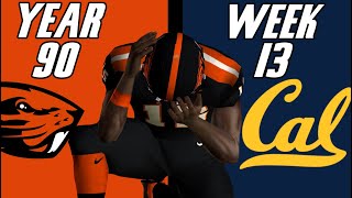 Do or Die  Year 90 Week 13 vs 23 Cal  NCAA06 Next Oregon State Dynasty [upl. by Mercy411]