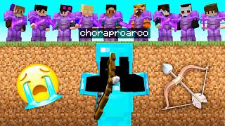 13 YOUTUBERS vs CHORA PRO ARCO [upl. by Ybbob]