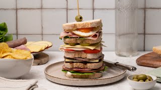 Loaded Dagwood Sandwich Recipe [upl. by Hugibert]