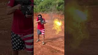 Double Barrel AR  Flamethrower [upl. by Ibmat]